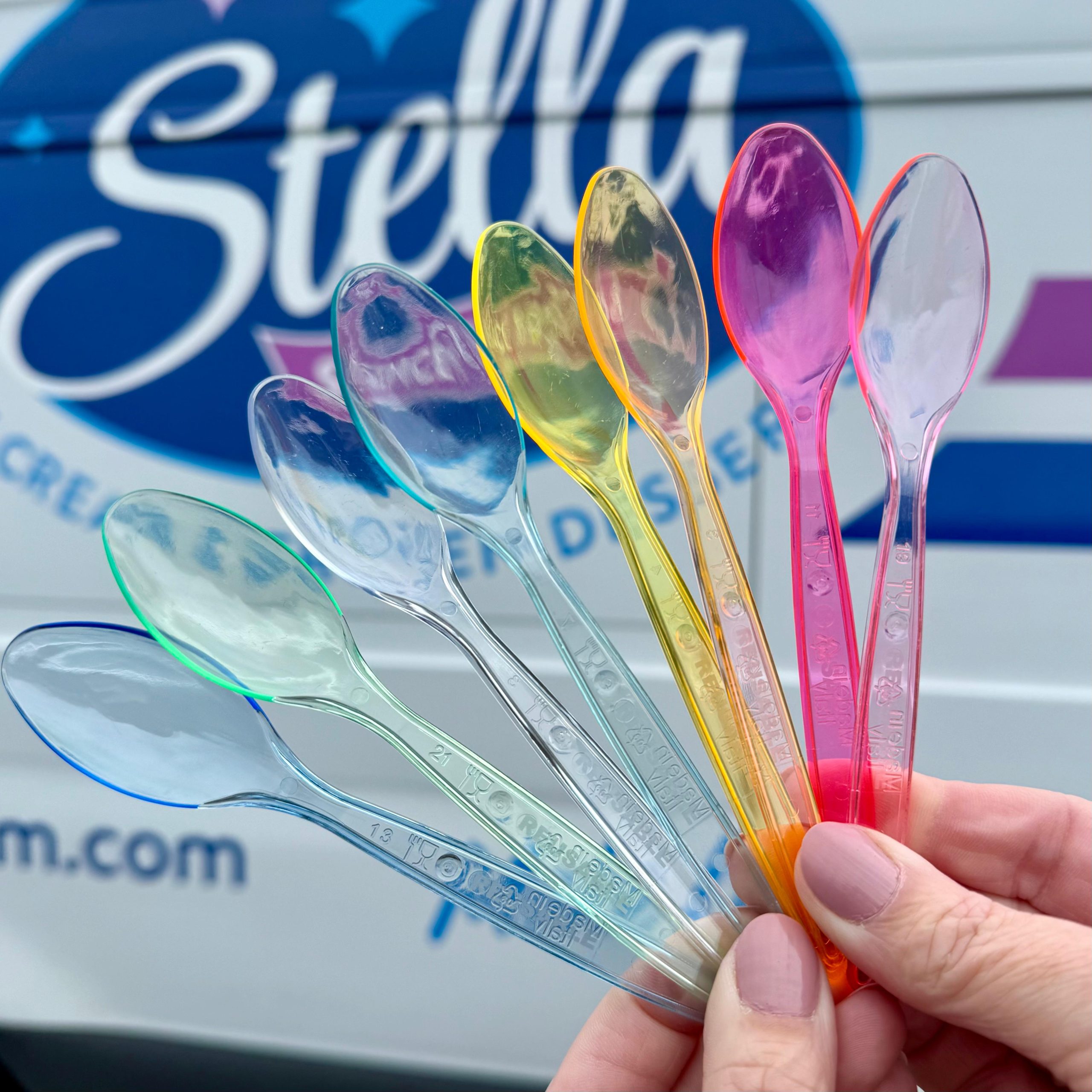 Large reuseable spoon stella ice cream